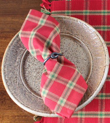 Yuletide Red Napkin set of 6 NK054019 - The Fox Decor